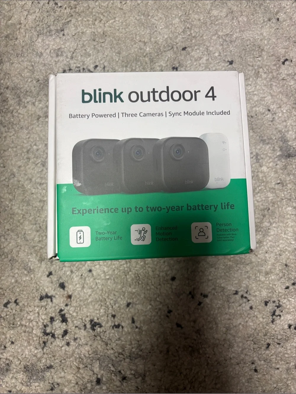 Link Blink Outdoor 4 Security Camera Kit - Black & White